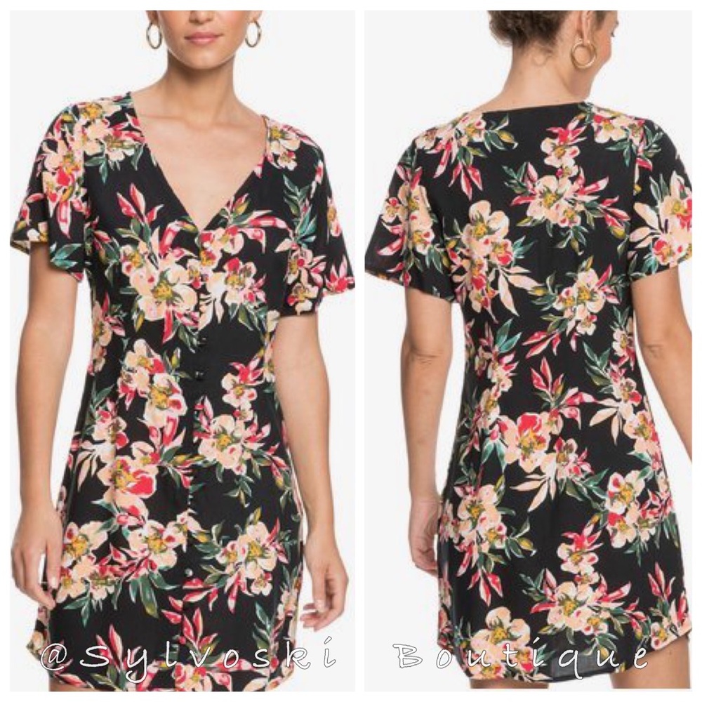 🔥 Roxy Women's Damage Love Dress NWT - Picture 2 of 9